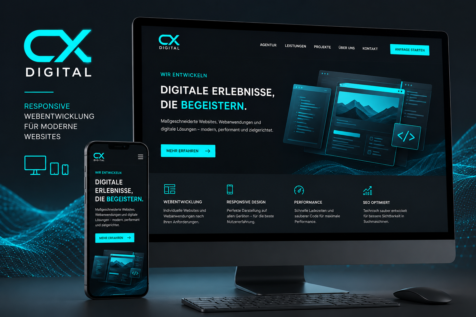SEO Dashboard und Website Performance Analyse